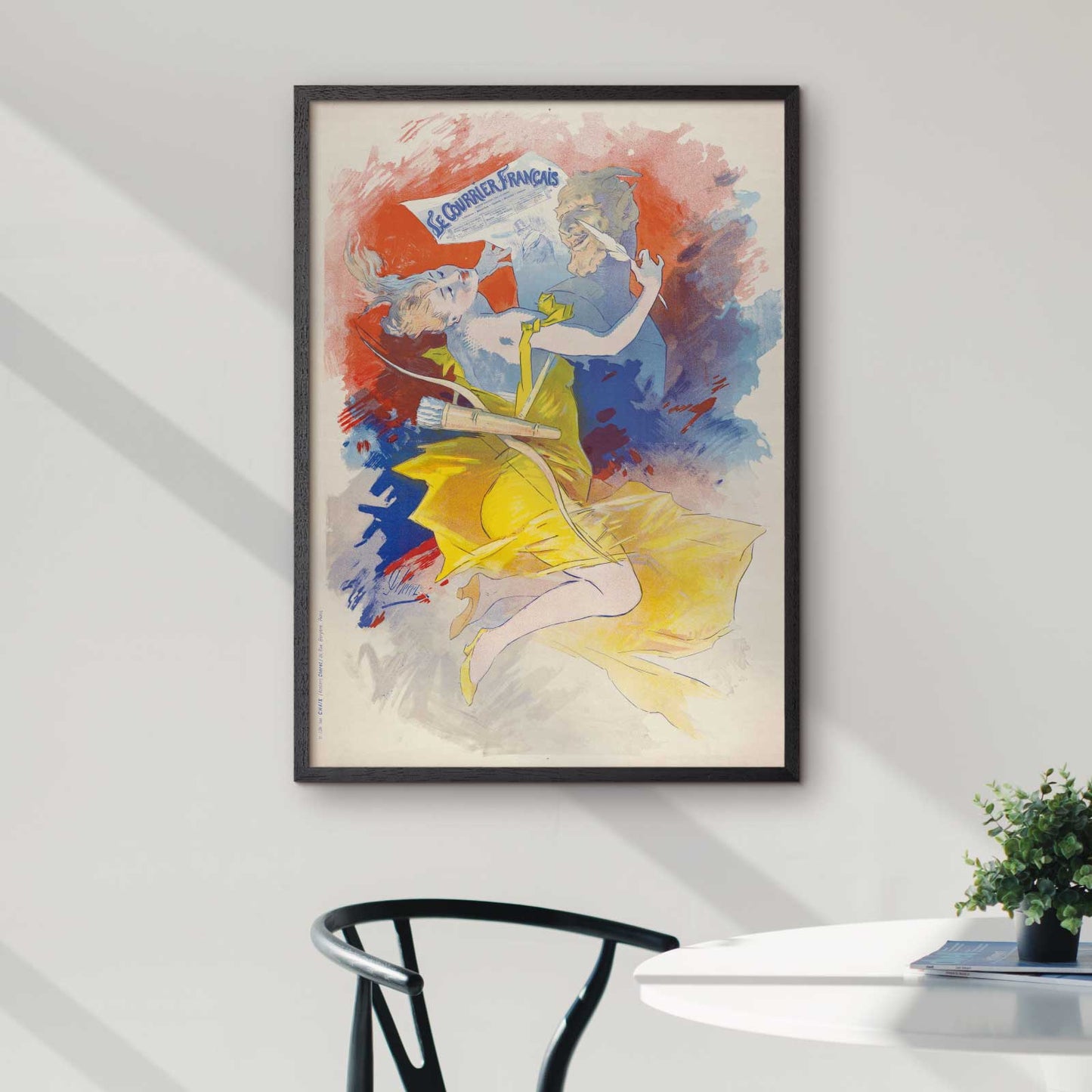Art poster Jules Chéret "Courrier français"