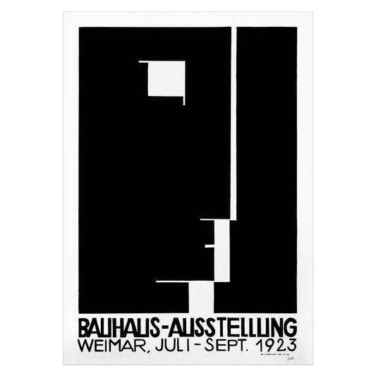 Bauhaus plakat weimar udstilling af Paul Bayer
