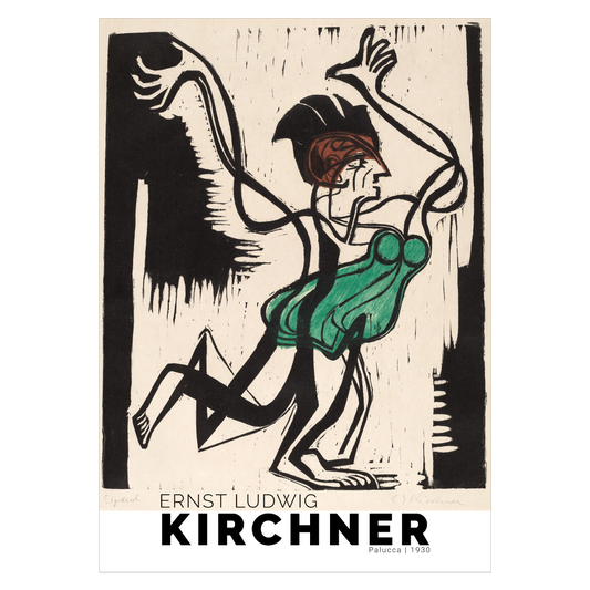 Kunstplakat med. Ernst Kirchner "Palucca"