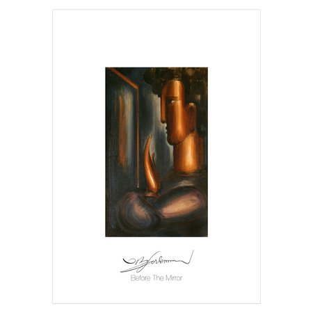 Kunstplakat med "Before the Mirror" af Oskar Schlemmer