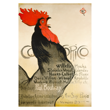 Theophile Alexandre Steinlen "Cocorico"