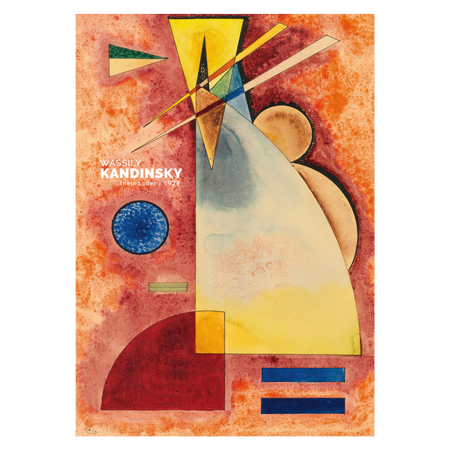 Kunstplakat med Wassily Kandinsky "Ineinander"