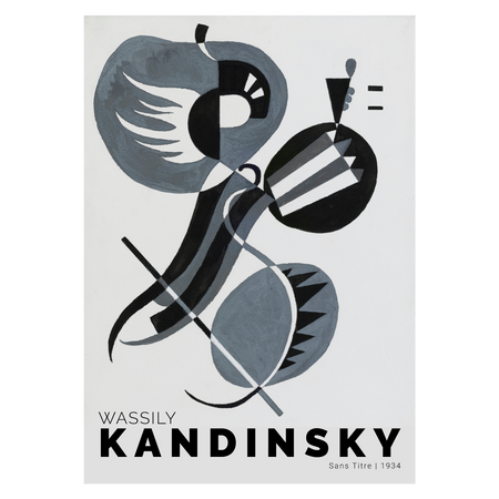 Kunstplakat med Wassily Kandinsky "Sans Titre"