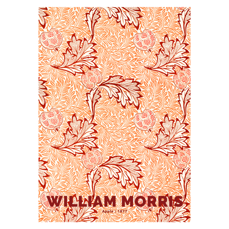 Kunstplakat med William Morris mønster "Vine"