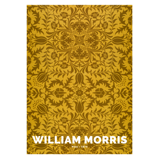 Kunstplakat med William Morris mønster "Vine"