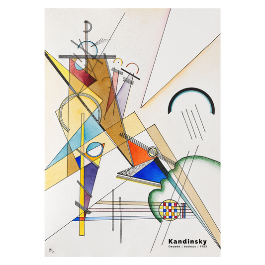 Kunstplakat Wassily Kandinsky "Gewebe"