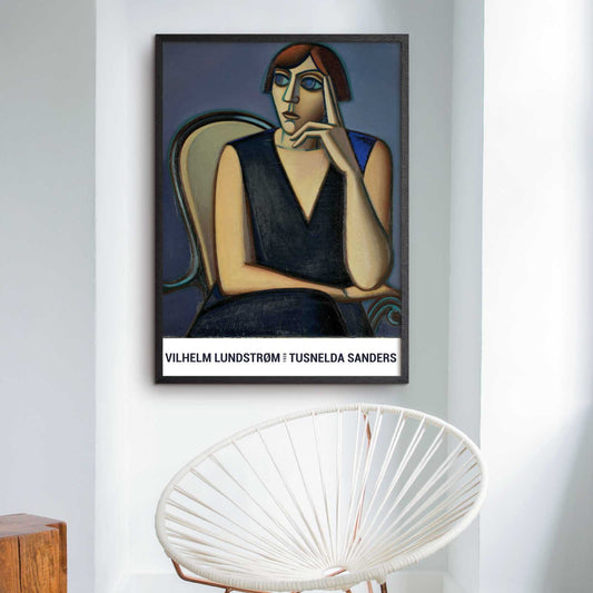 Art poster with Vilhelm Lundstrøm "Tusnelda Sanders"