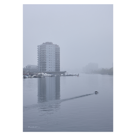 København plakat med Metropolis bygningen i Sluseholmen