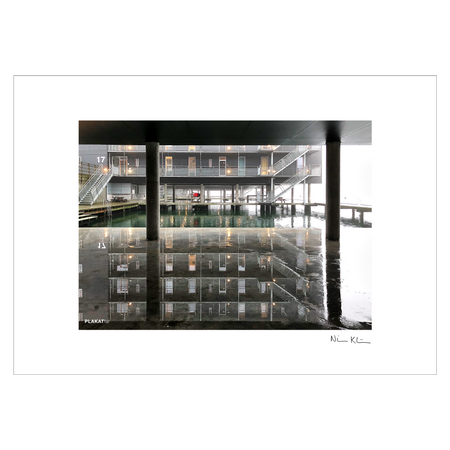 Københavnerplakat med spejlinger i vandet