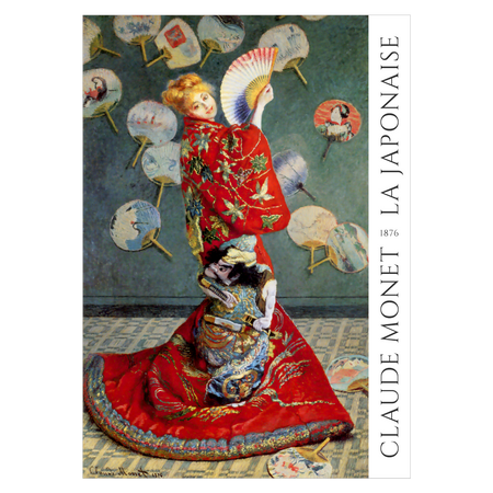 Kunstplakat med Claude Monet "La Japonaise"