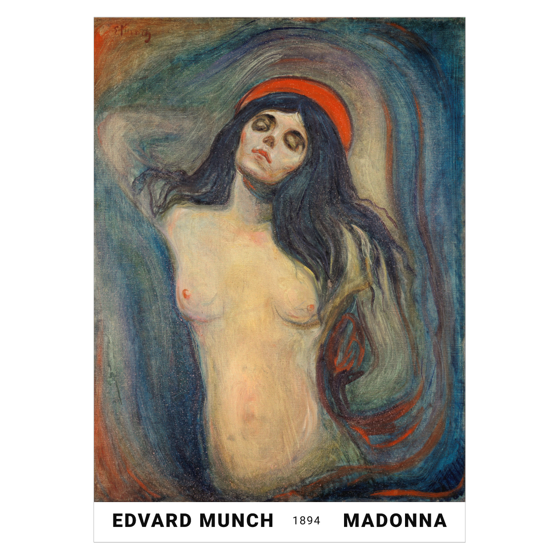 Edvard Munch "Madonna 1894"