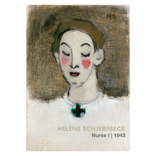 Kunstplakat med Helene Schjerfbecks "Nurse I"