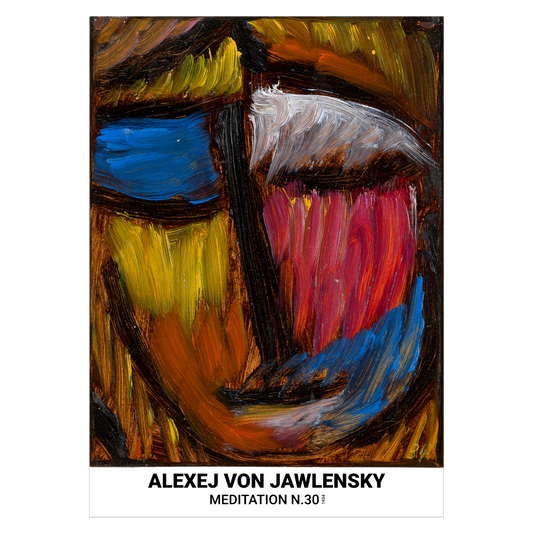 Kunstplakate med Alexej von Jawlensky "Meditation N.30"