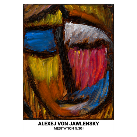 Kunstplakate med Alexej von Jawlensky "Meditation N.30"