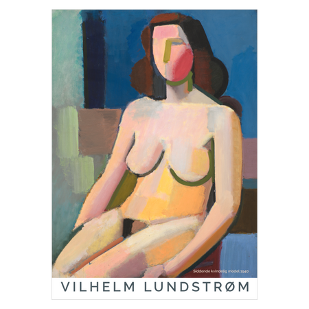 Vilhelm Lundstrøm "Sitting Female Model 1940"