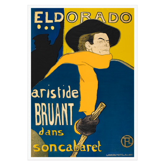 Kunstplakat med Toulouse Lautrec "Eldorado"