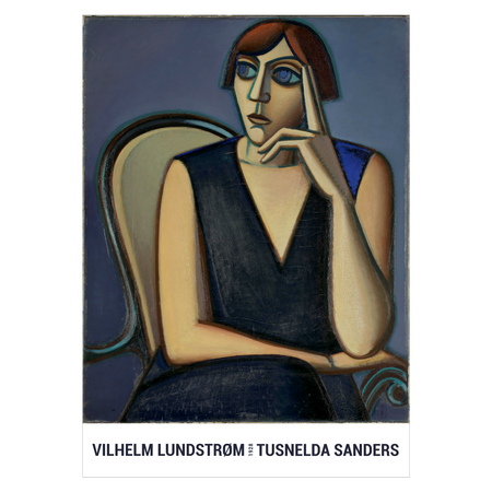 Kunstplakat med Vilhelm Lundstrøms "Tusnelda Sanders"