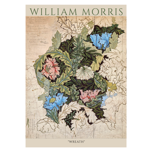 Kunstplakat med William Morris´ "Wreath"