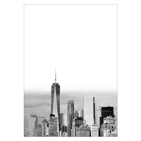 new york plakat med manhattan skyline