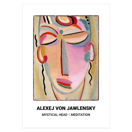 Kunstplakat med Alexej von Jawlensky "Mystical Head Meditation"