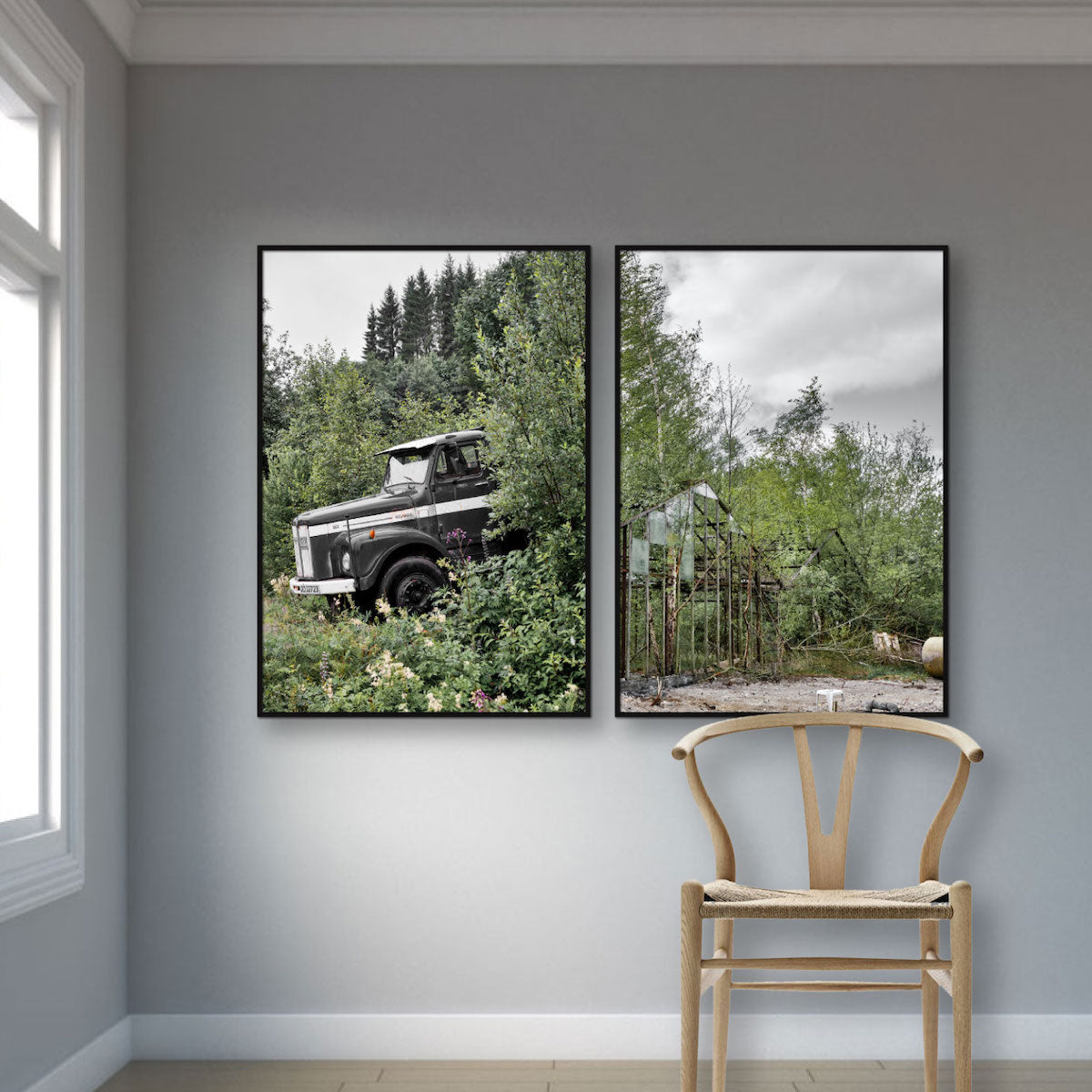 to plakater med skønheden i forflad