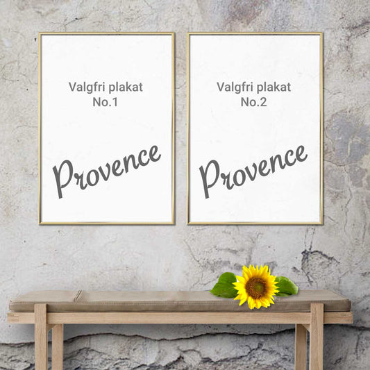 vælg to valgfri Provence plakater