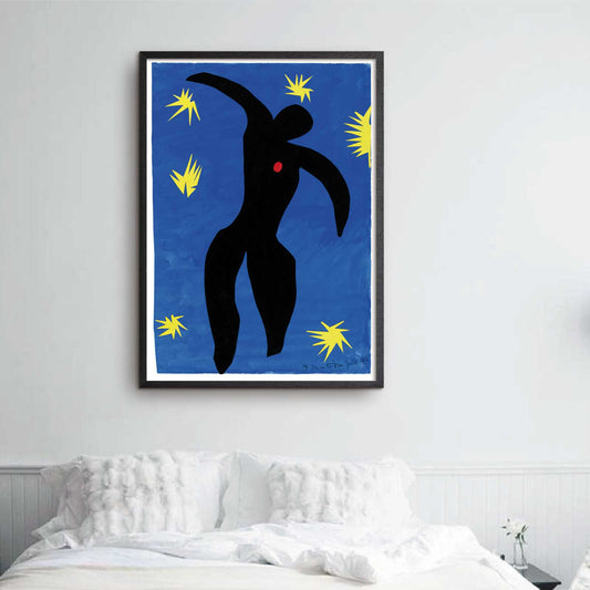 Art poster featuring Henri Matisse "Icarus"