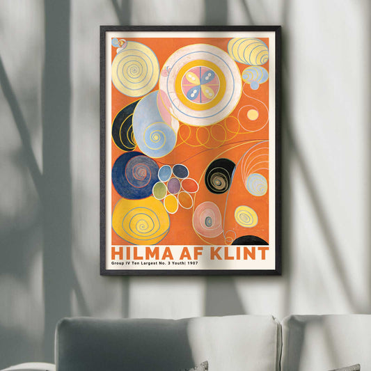 Art poster featuring Hilma af Klint "No. 3 Youth"