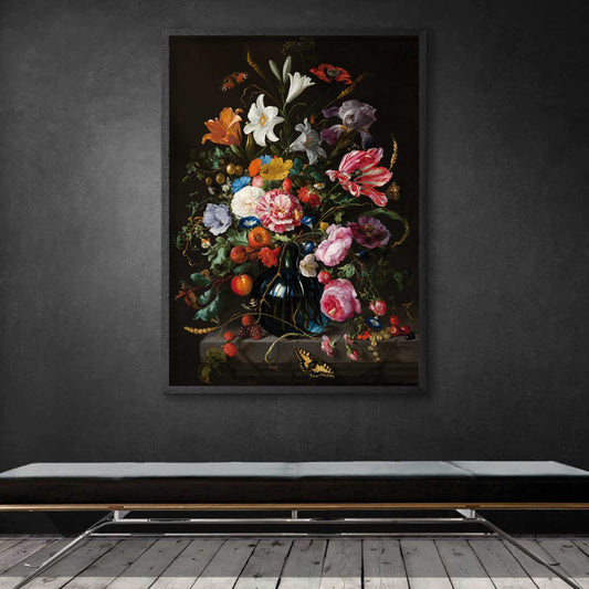 Art poster featuring Jan Davidsz de Heem "Vase of Flowers"