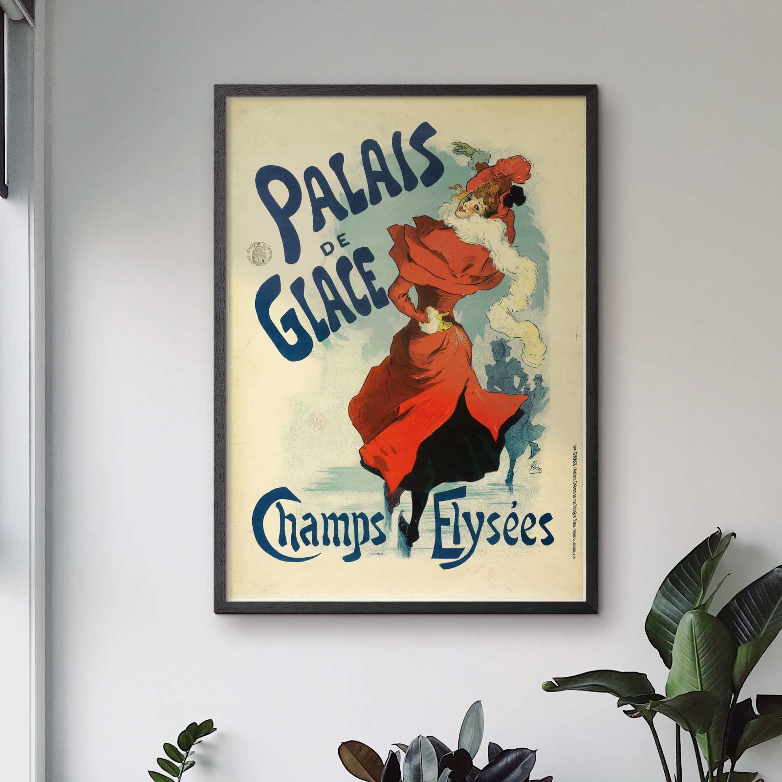 Art poster Jules Chéret "Palais De Glace Champs Elysées"