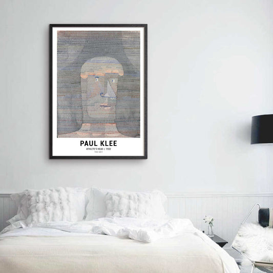 Art poster feat. Paul Klee "Athlete's Head"