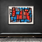 Kunstplakat Art poster featuring Paul Klee "Die Stunde vor Eine Nacht"