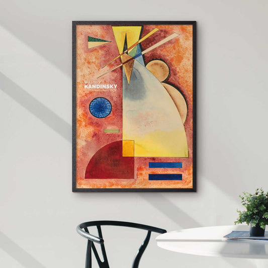 Art poster showing Wassily Kandinsky "Ineinander"