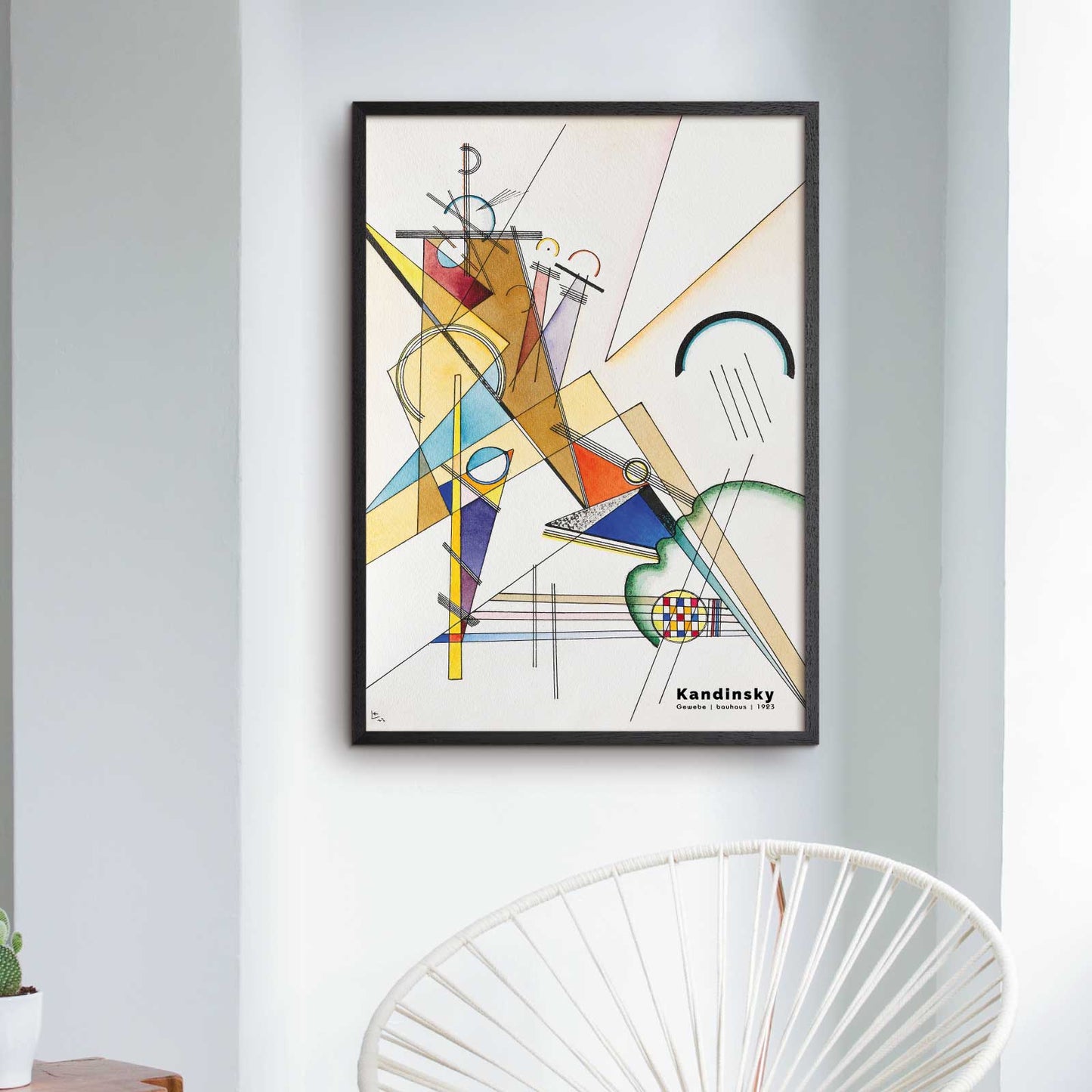 Art poster Wassily Kandinsky "Gewebe"