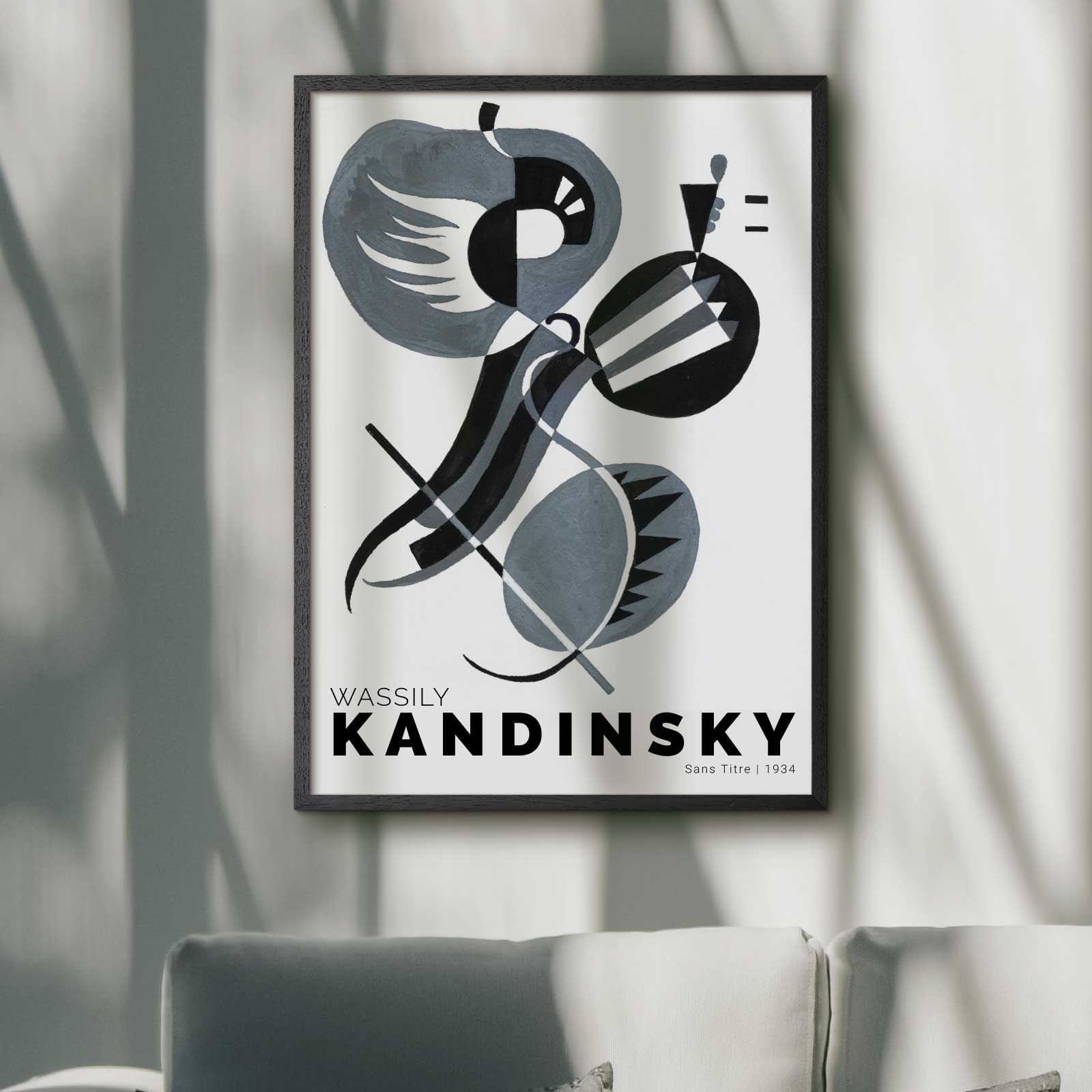 Art poster showing Wassily Kandinsky "Sans Titre"