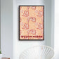Art poster with William Morris pattern "Vine"