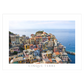 Byplakat med Manarola i Cinque Terre i Italien
