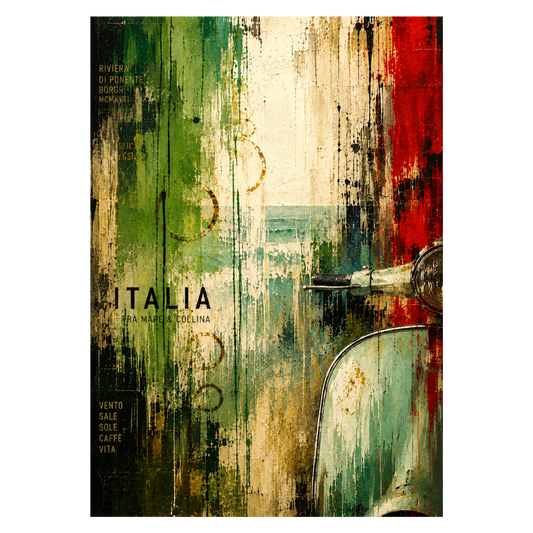 ITALA - Grafisk kunstprint inspireret af la dolce vita