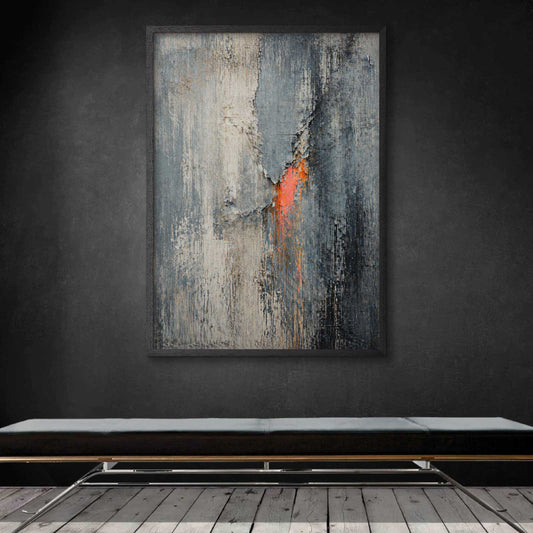 Graphical poster with a peek to the under laying