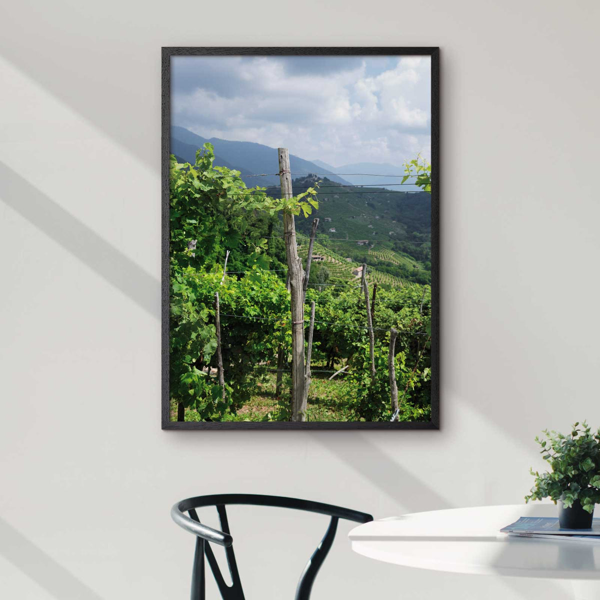 Italien natur poster med bakkerne ved Prosecco Hills