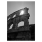Italien fotokunst plakat i sort-hvid med Verona Arena