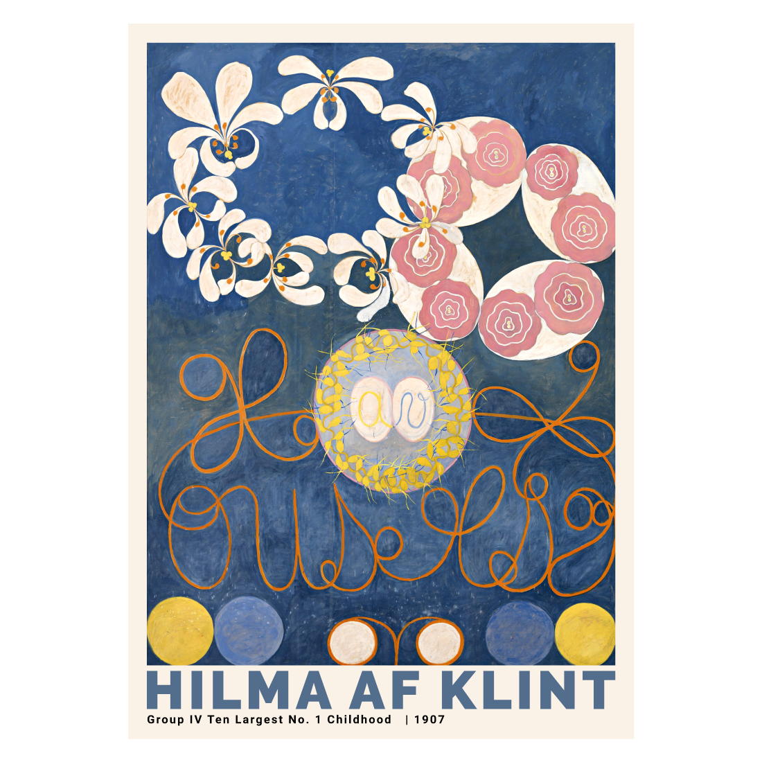 Kunstplakat Hilma af Klint "No. 1 Childhood"