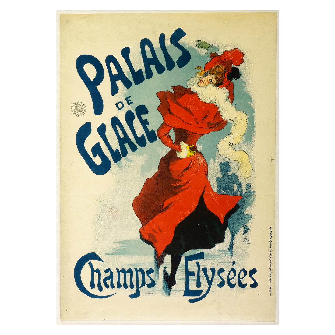 Kunstplakat Jules Chéret "Palais De Glace Champs Elysées"