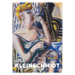 Kunstplakat med Paul Kleinschmidt "Die Musikantin in der Pause "
