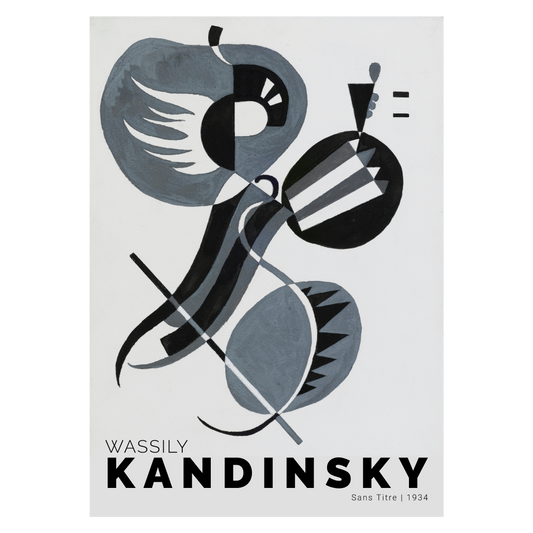 Kunstplakat med Wassily Kandinsky "Sans Titre"