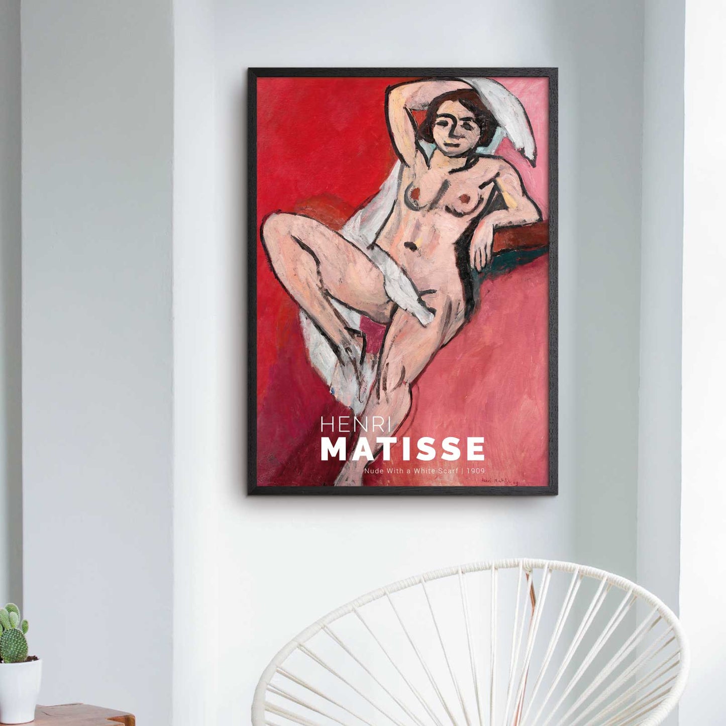 Museum poster "Nude With a Scarf" by Henri Matisse 