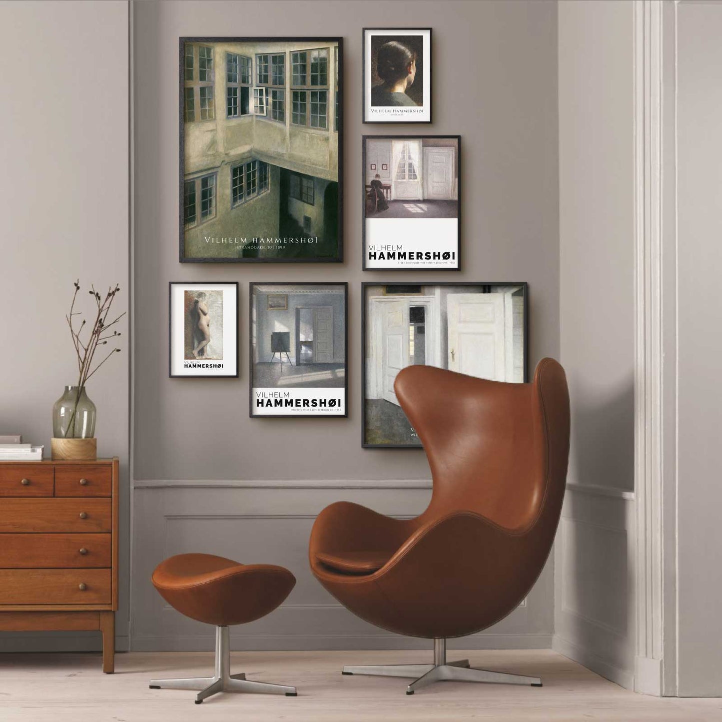 Vilhelm Hammershøj "Easel Bredgade 25"
