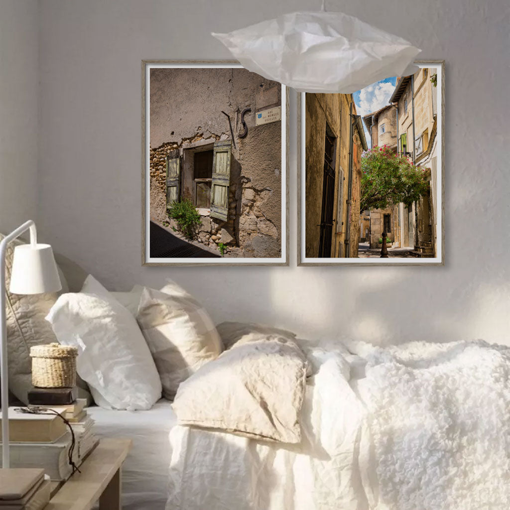 to Provence plakater fra Arles og Valensole