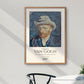 Art poster showing van Goghs "Self Portrait"