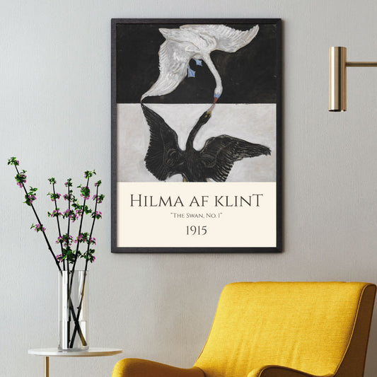 Art poster with Hilma af Klint "The swan No. 1"